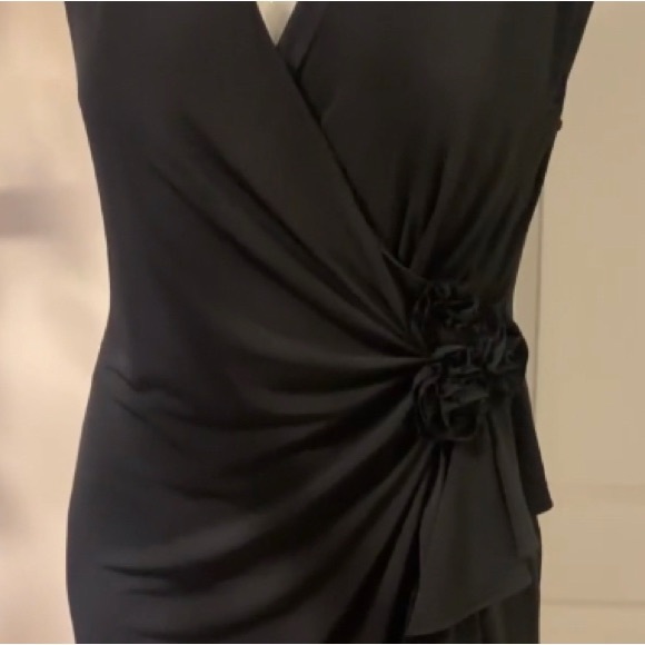 Black dress Julian Taylor size 16 - Picture 3 of 9